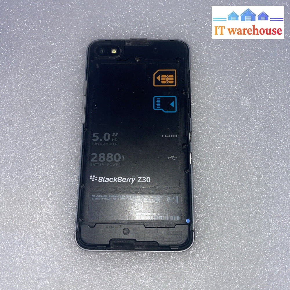 Blackberry Z30 Sta100-5 16Gb Black Smartphone (Carrier: Rogers & Fido)