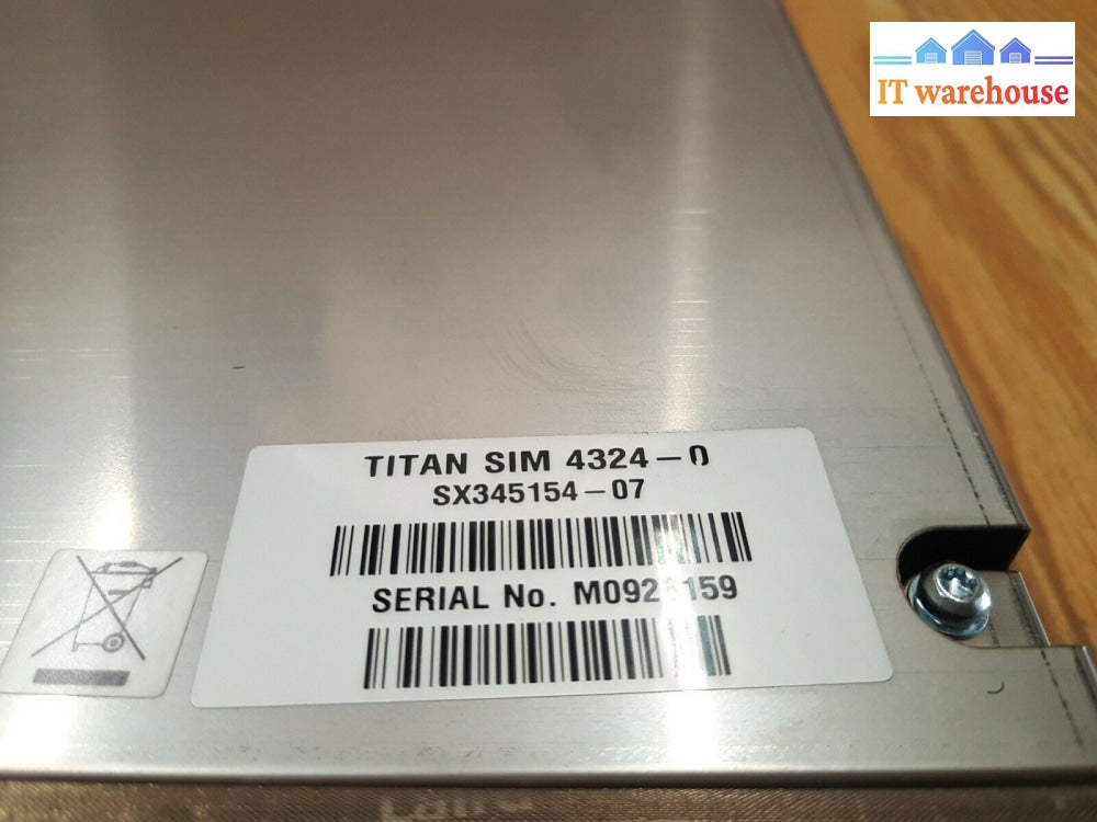 - Blue Arc Sim 4324-0 Vintage Mainframe Board For Titan Server Tested