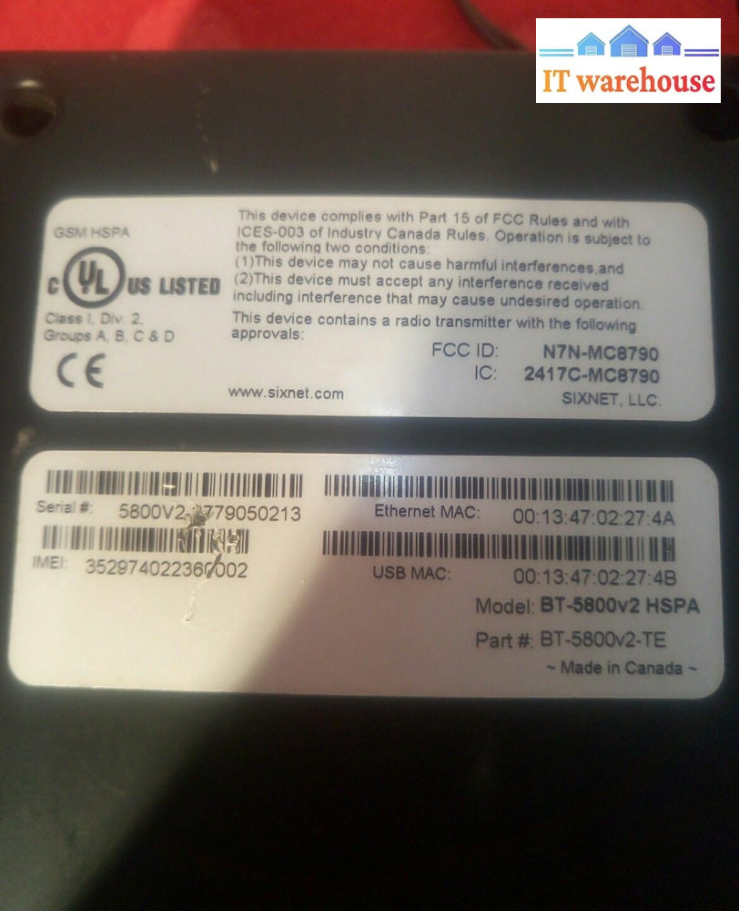 .BLUE TREE  BT-5800v2-HSPA MOBILE GPS MODEM 