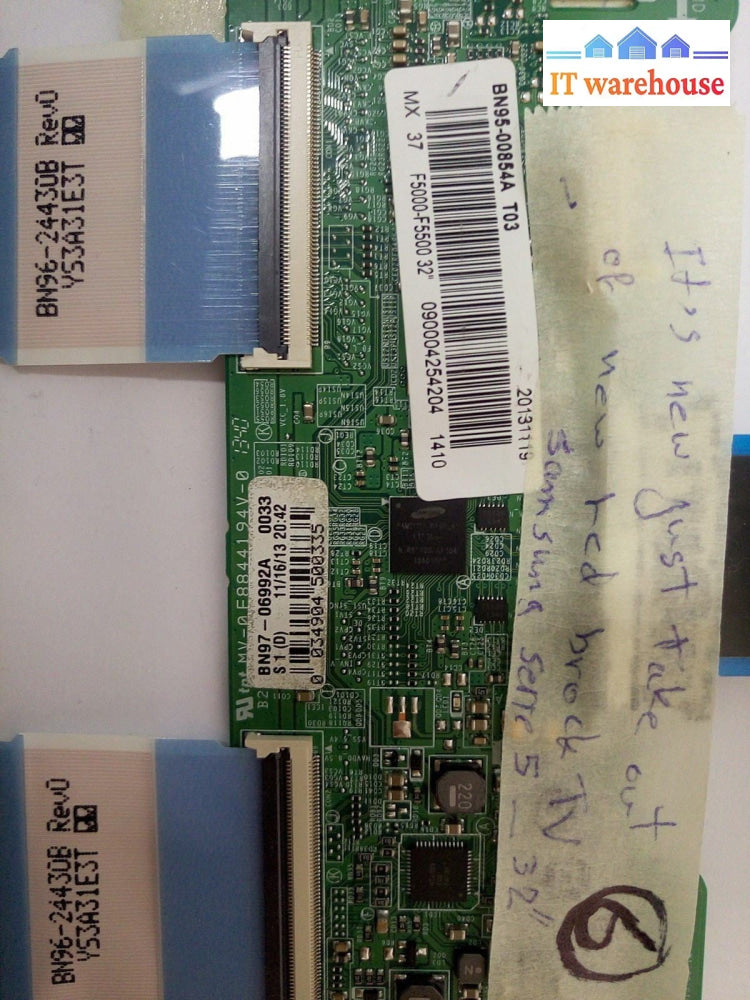 - BN41-01938B BN97-06992A T-Con Board Samsung BN95-00854A UN40EH5300FXZA