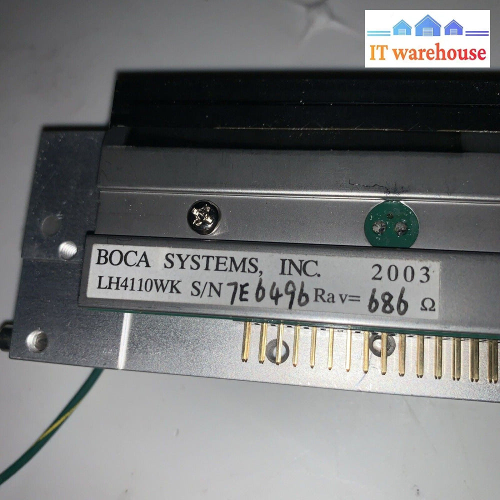 Boca Systems LH4110WK Thermal Printhead 203dpi for Ghostwriter Mini Plus Printer