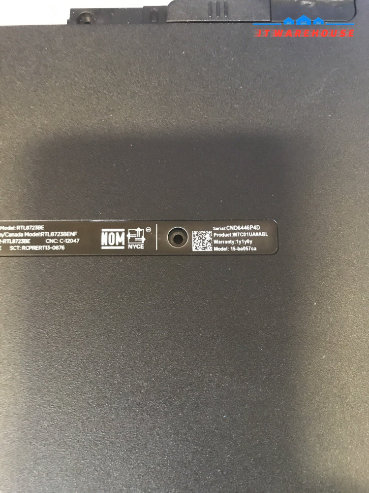 Bottom case for HP 15-BA057CA AMD Laptop