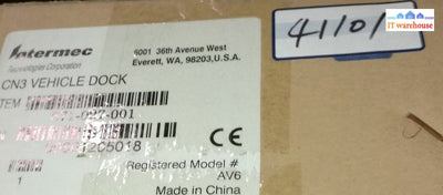 -BRAND NEW  871-027-001 - Intermec CN3/CN4 Vehicle Dock @@@