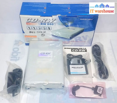 Brand New Argosy Rw-860-Ku2 External Usb 2.0 To Ide Drive 40X12X40X