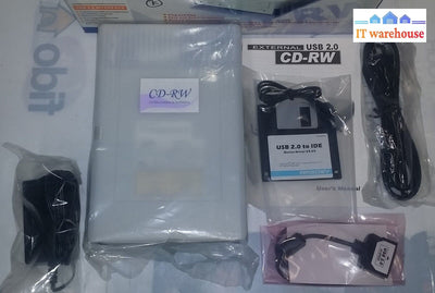 Brand New Argosy Rw-860-Ku2 External Usb 2.0 To Ide Drive 40X12X40X