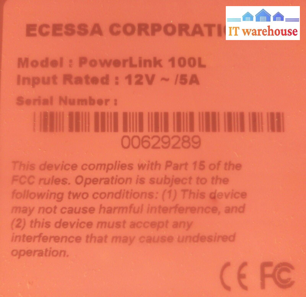 -BRAND NEW Ecessa  POWERLINK PL 100L WAN Traffic Manager 