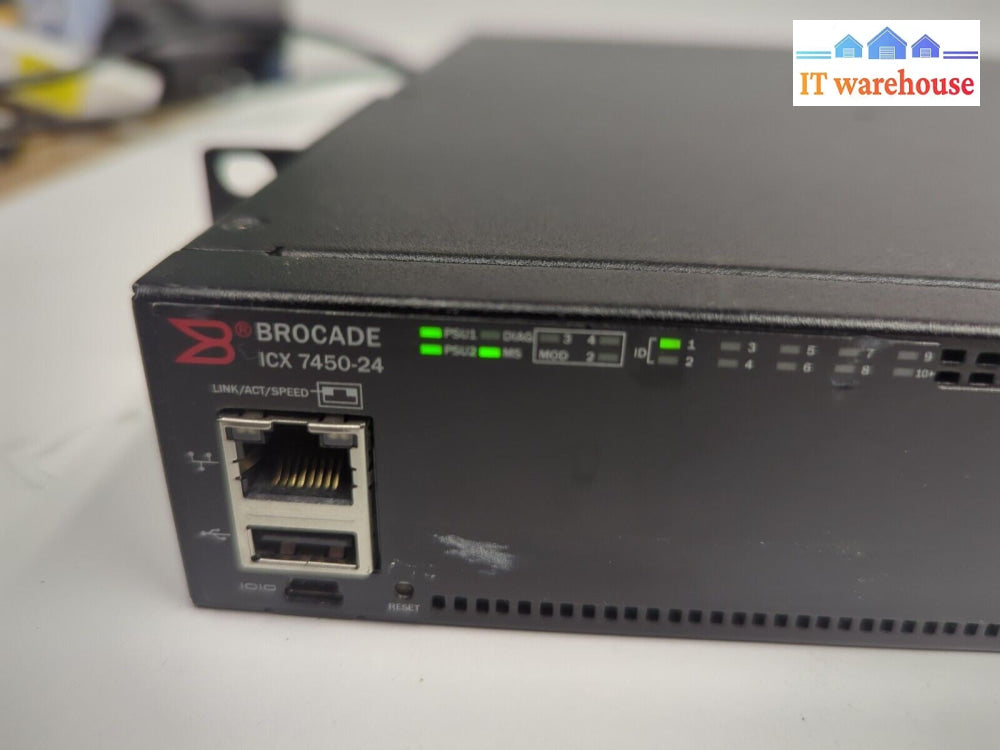 Brocade ICX7450-24  24-Port  Switch Tested -