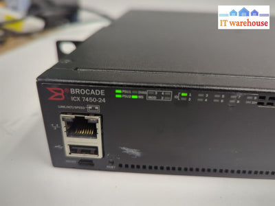 Brocade ICX7450-24  24-Port  Switch Tested -