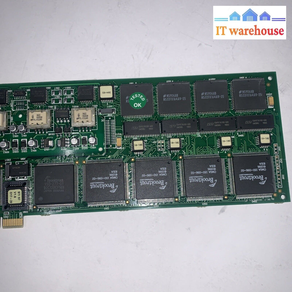BROOKTROUT TECHNOLOGIES 802-926-5C 02F TR114 + P4L ANALOG FAX BOARD TESTED