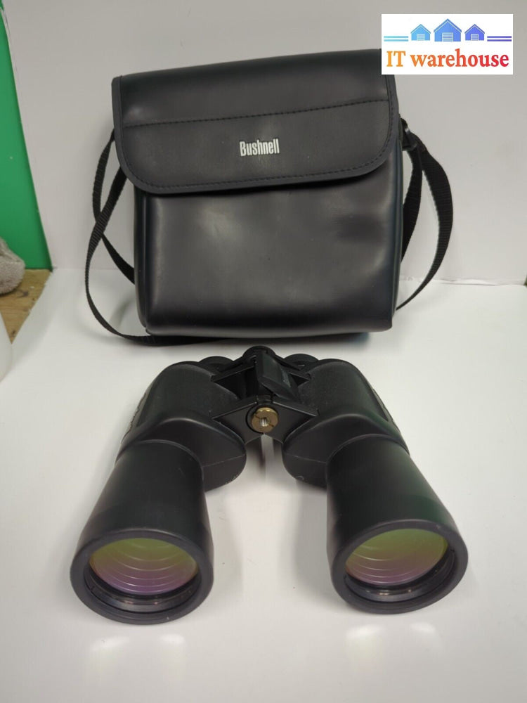 Bushnell 13-1250 12 x 50 Wide Angle Binoculars + Bag  Working -