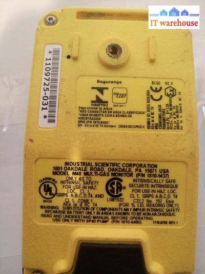 -  BW GAS ALERT MICRO CLIP detector  FOR PART