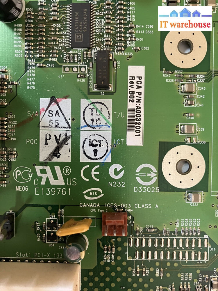 ~ C26740-306 A0032001 E139761 Motherboard With Intel Xeon CPU Tested/Working