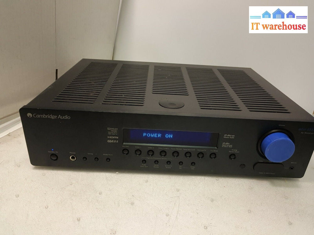- CAMBRIDGE AUDIO AZUR 551R AV RECEIVER  HDMI HOME CINEMA (FOR PORTS)