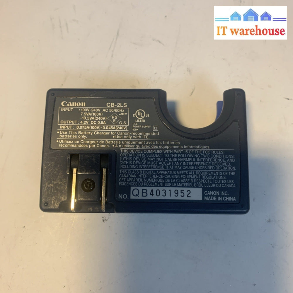 Canon Camera Battery Charger CB-2LS Power Shot S100 S200 S300 S400 S410 S500