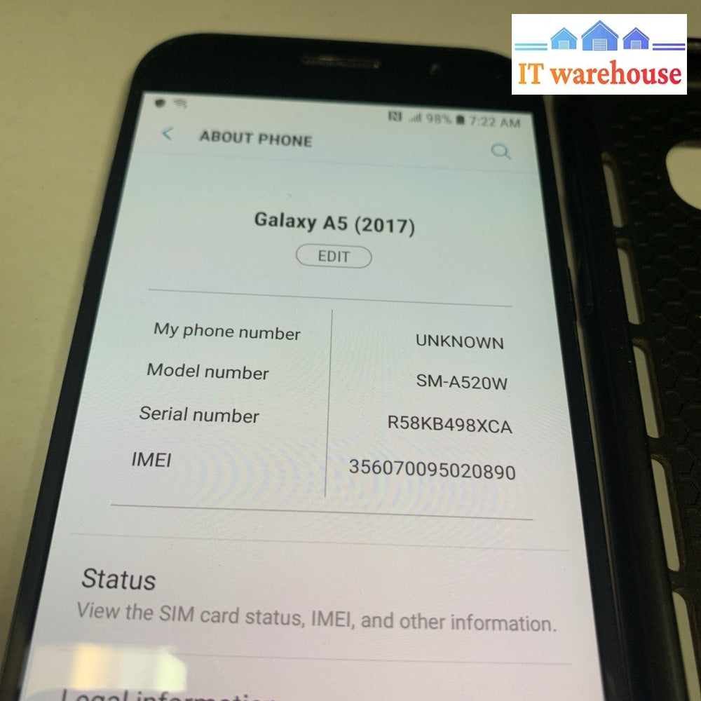 (Carrier: Telus) A5 32GB 5.2" Display 16MP Cell phone