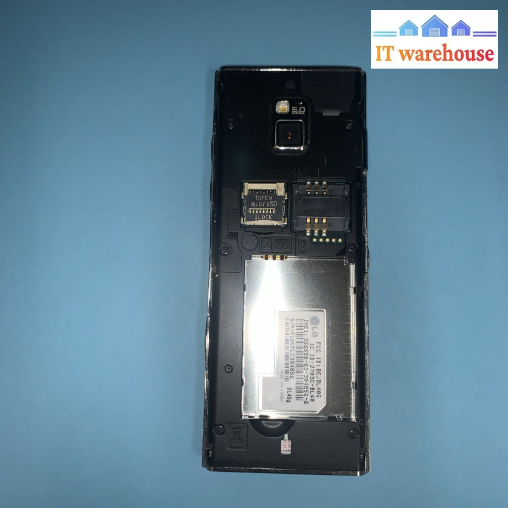 (carrier: Telus) LG BL40 Chocolate 4.01″ 5 MP camera phone (missing parts)