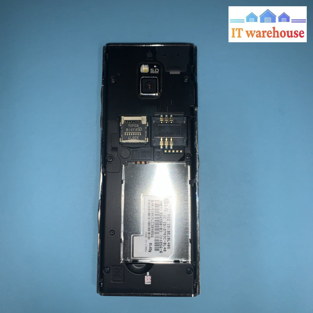 (carrier: Telus) LG BL40 Chocolate 4.01″ 5 MP camera phone (missing parts)