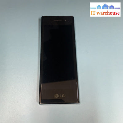 (carrier: Telus) LG BL40 Chocolate 4.01″ 5 MP camera phone (missing parts)