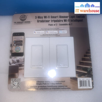 CE Smart Home 3-Way Dimmer Switches CWF500D-3W