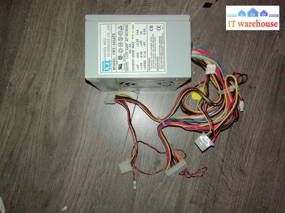 +Channel Well CWT-235ATX 235W ATX Computer  POWER SUPPLY