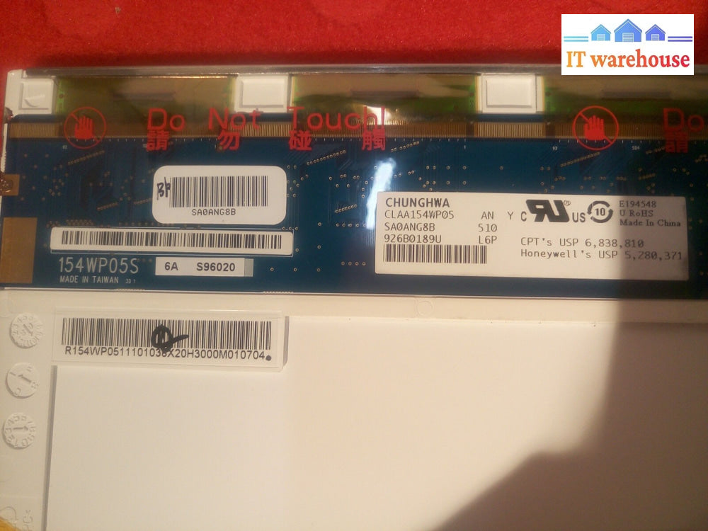 - CHUNGHWA CLAA154WP05-AN 15.4" WXGA+ LCD SCREEN
