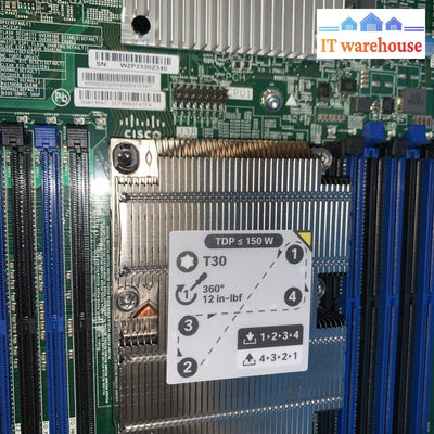 Cisco 15015-1 Motherboard UCS-C220-M5 Server System Board 1x heat sink