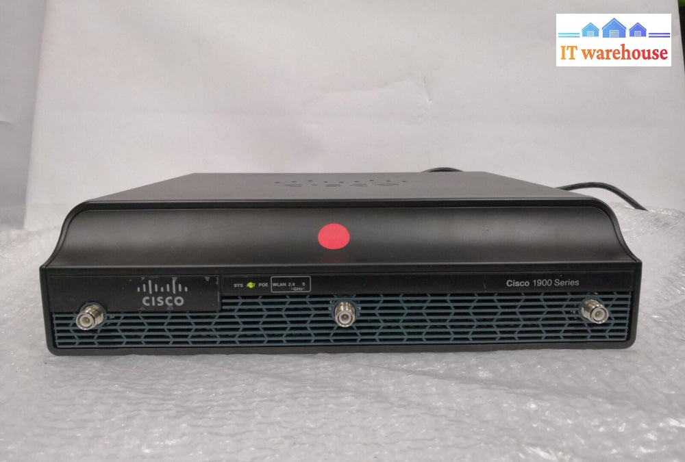 - Cisco 1941 Cisco1941W-A/K9 V03 Gigabit Security Wireless Router (no antenna)