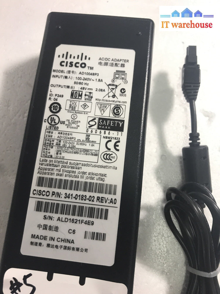 Cisco AC adapter Model AD10048P3