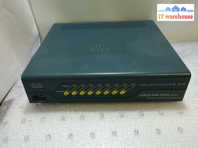 - Cisco ASA 5505 V05  Firewall Adaptive Security Appliance (NO Power Supply)