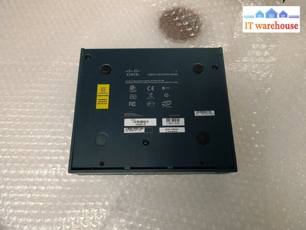 - Cisco ASA 5505 V05  Firewall Adaptive Security Appliance (NO Power Supply)