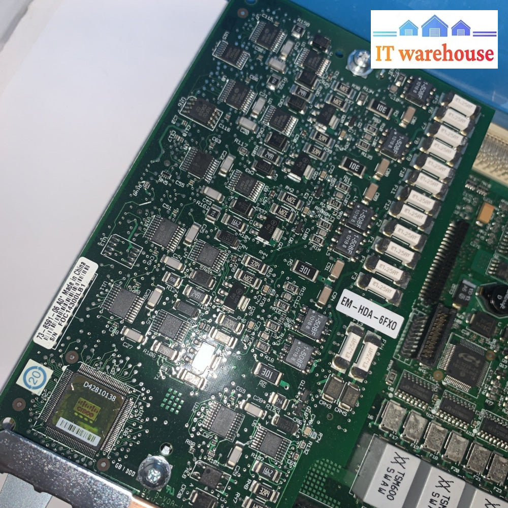 Cisco EVM-HD 8FXS/DID Router Module w/ EM-HDA-6FX0 73-8591-05 B0
