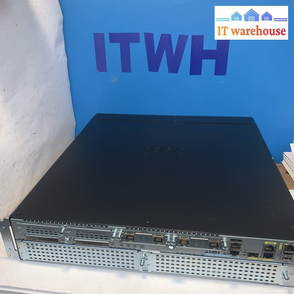 CISCO INTEGRATED SERVICE ROUTER CISCO2951/K9 V06 (2x Cisco VWIC3-2MFT-T1/E1)