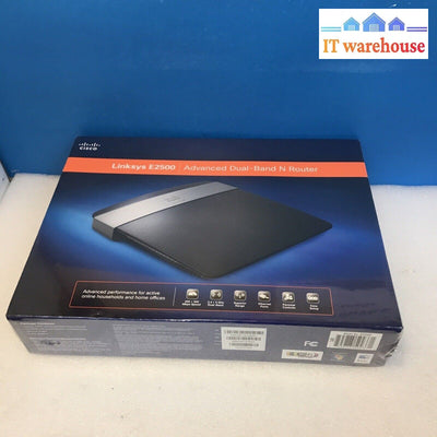 Cisco Linksys E2500 Advanced Dual Band N Wireless Router 2.4GHz + 5GHz