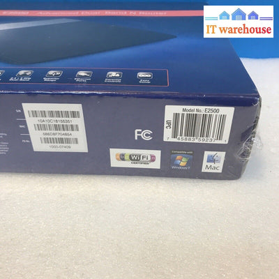 Cisco Linksys E2500 Advanced Dual Band N Wireless Router 2.4GHz + 5GHz