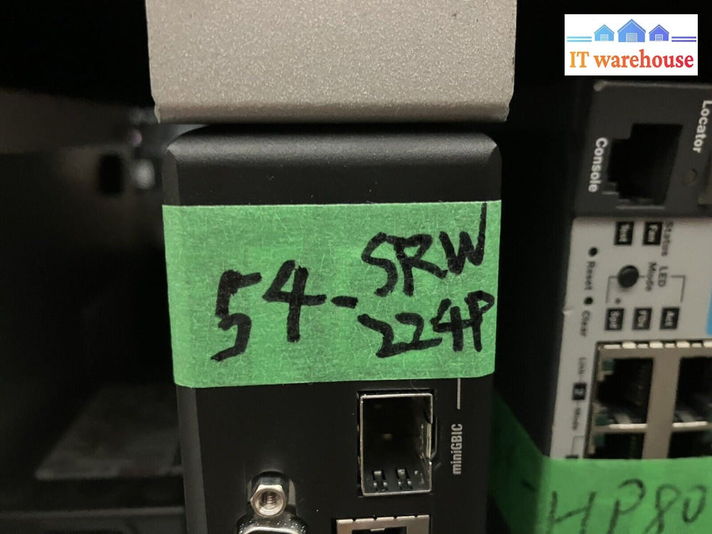 Cisco Linksys SRW224P 24-Port 10/100 Managed 2-Port Gigabit PoE Switch WebView ~