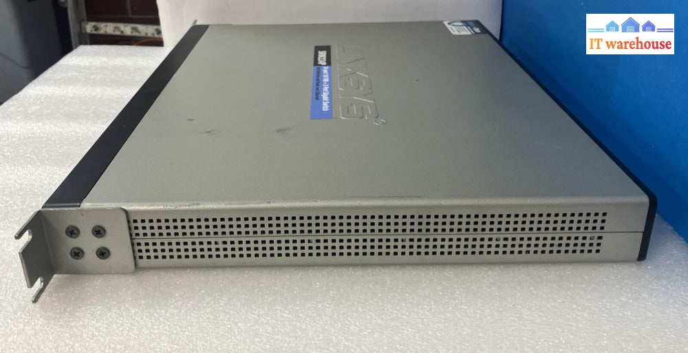 Cisco Linksys SRW224P 24-Port 10/100 Managed 2-Port Gigabit PoE Switch WebView ~