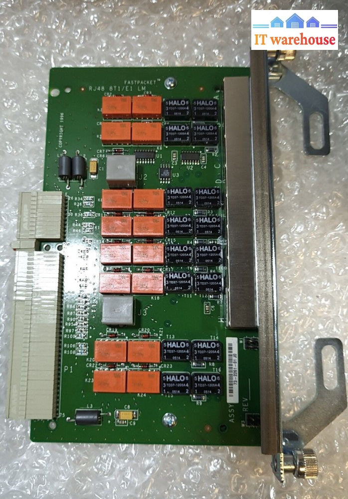 - CISCO MGX 8800 SERIES 8-PORT T1 REDUNDANT BACK CARD  RJ48-8T1/E1