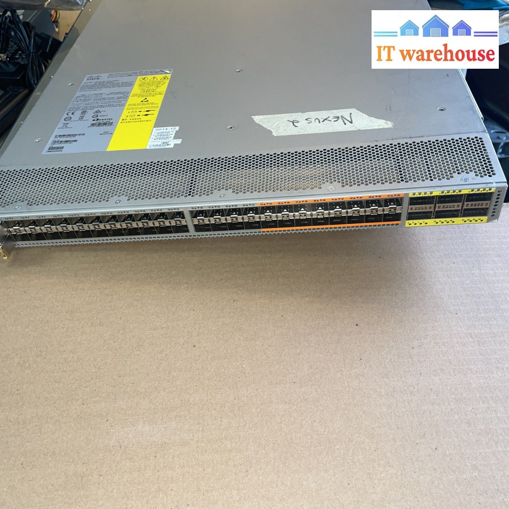 Cisco Nexus 5600 N5K-C5672UP 48xSFP+ 6xQSFP+ Network Switch 68-5125-02