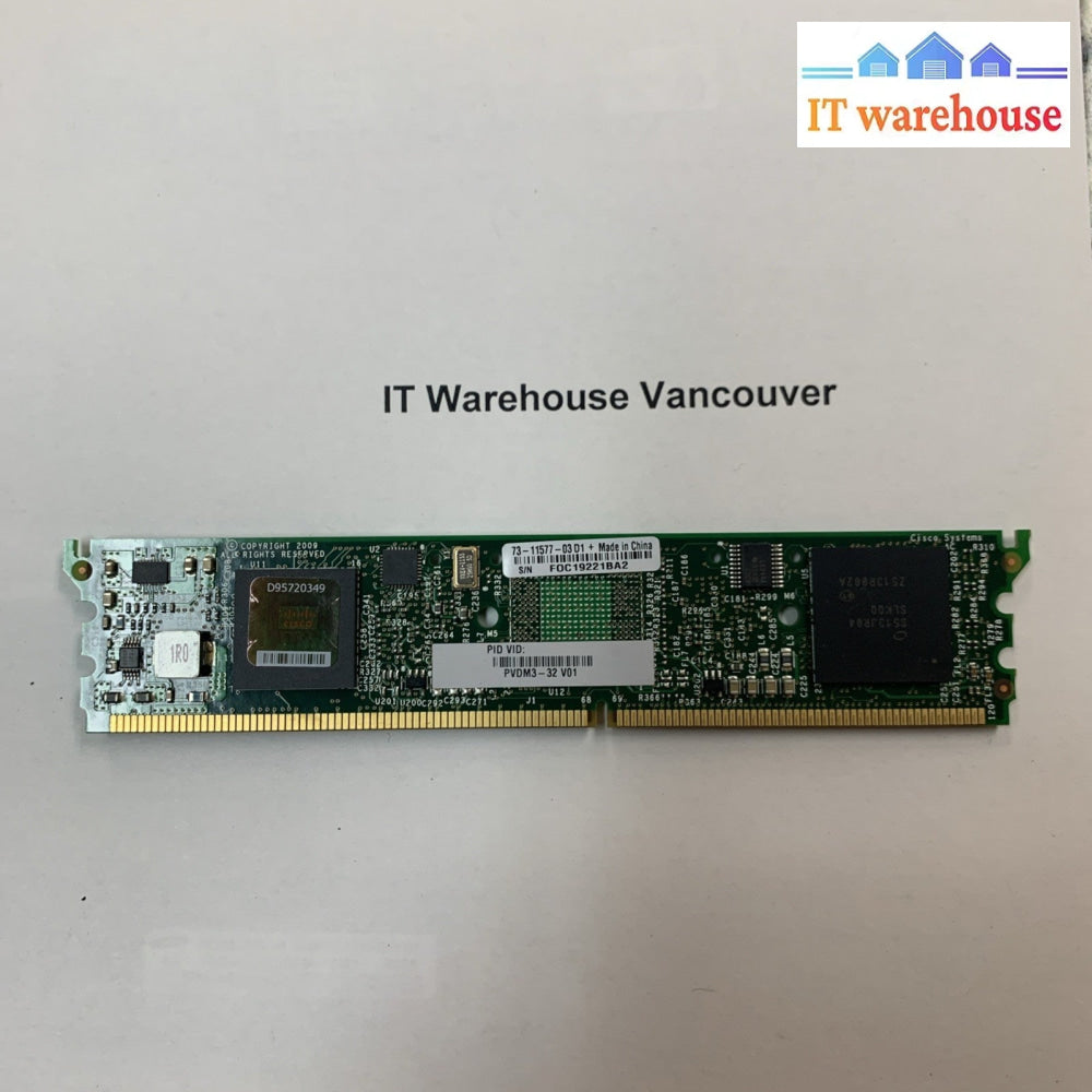 Cisco PVDM3-32 - 32 Channel Voice Video High-Density DSP Module 73-11577-03