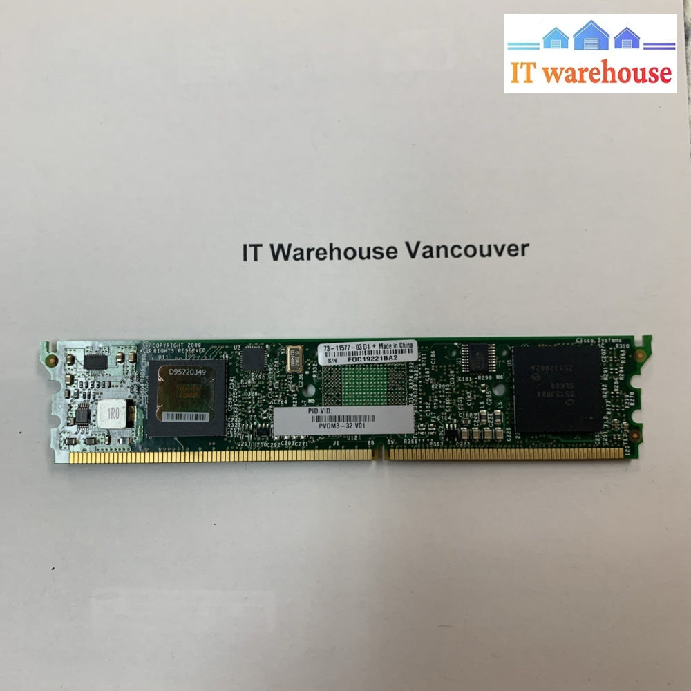 Cisco PVDM3-32 - 32 Channel Voice Video High-Density DSP Module 73-11577-03