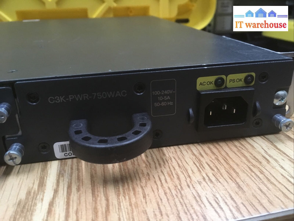 + Cisco Pwr-Rps2300 Redundant Power System W/ C3K-Pwr-750Wac