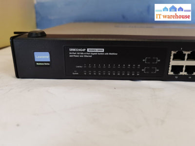 $ Cisco SF300-24P - SRW224G4P - 24 Port PoE Managed Switch (power on tested)