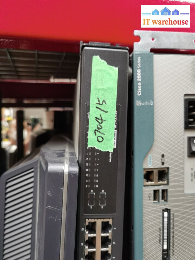 $ Cisco SF300-24P - SRW224G4P - 24 Port PoE Managed Switch (power on tested)