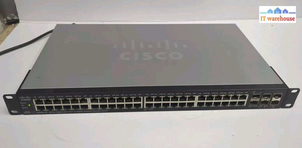 CISCO SG500X-48 48-Port Gigabit 4-port 10G Stackable Managed Network Switch