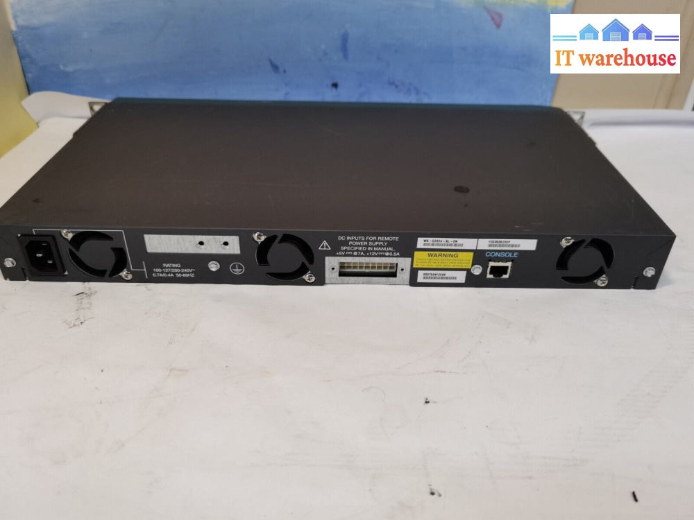 $ Cisco Systems Catalyst 2900 Series XL WS-C2924-XL-EN (power on tested)