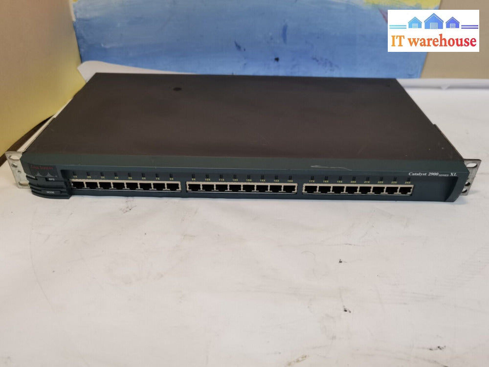 $ Cisco Systems Catalyst 2900 Series XL WS-C2924-XL-EN (power on tested)