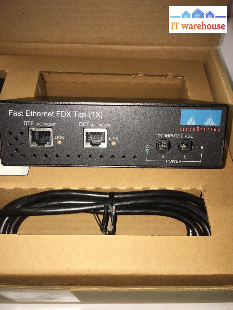 ~CISCO SYSTEMS FDX-TX FAST ETHERNET FDX TAP (TX) NIB