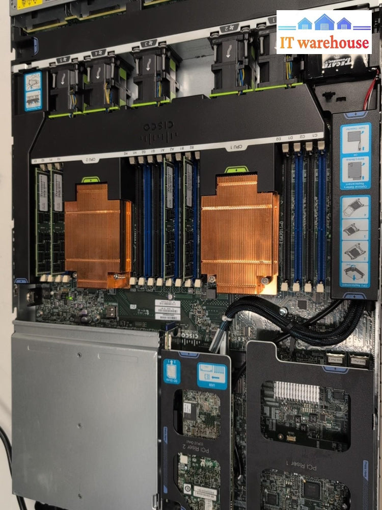 Cisco UCS-C220-M3 2.5" SFF SERVER  2x E5-2609 CPU /32GB/ Dual PSU (NO CADDY) -