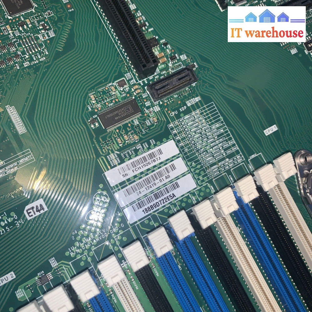 Cisco UCS C220 M4 Dual LGA 2011 DDR4 Server Motherboard P/N: 74-12419-01 w/ CPU