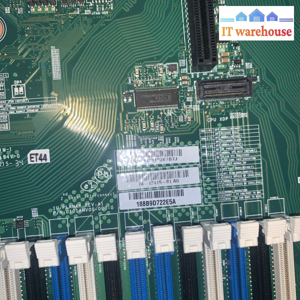 Cisco UCS C220 M4 Dual LGA 2011 DDR4 Server Motherboard P/N: 74-12419-01 w/ CPU